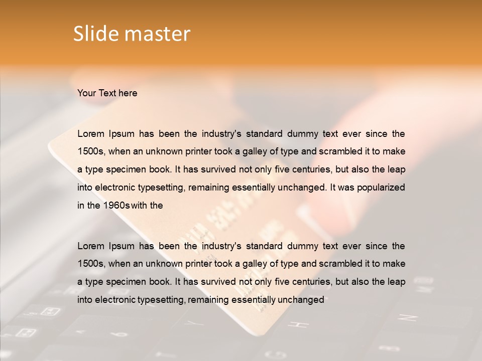 Female White Aging PowerPoint Template