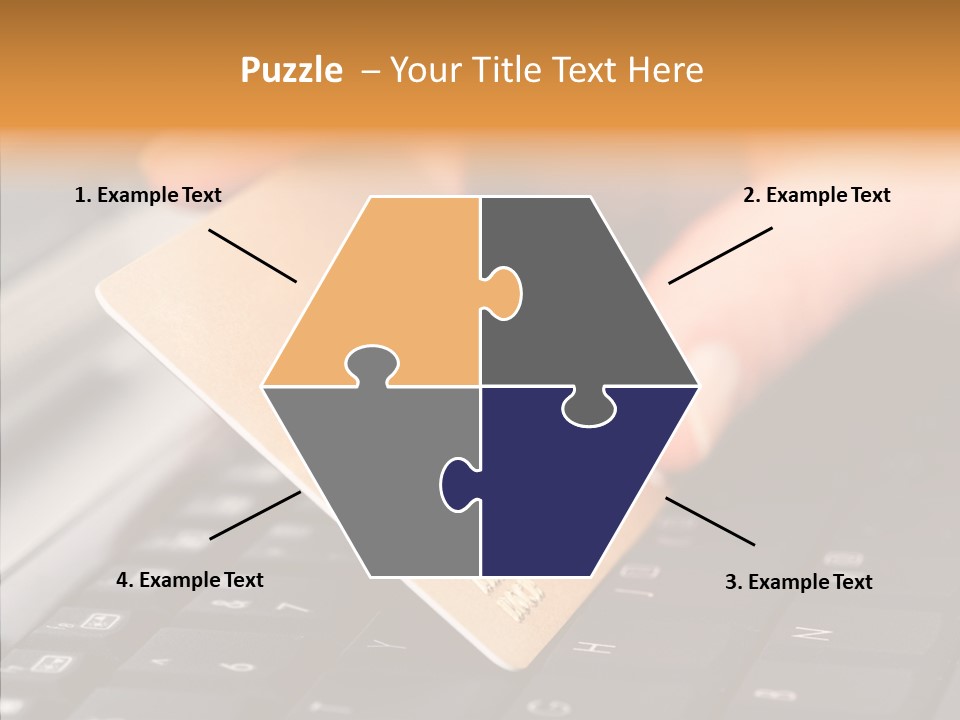 Female White Aging PowerPoint Template