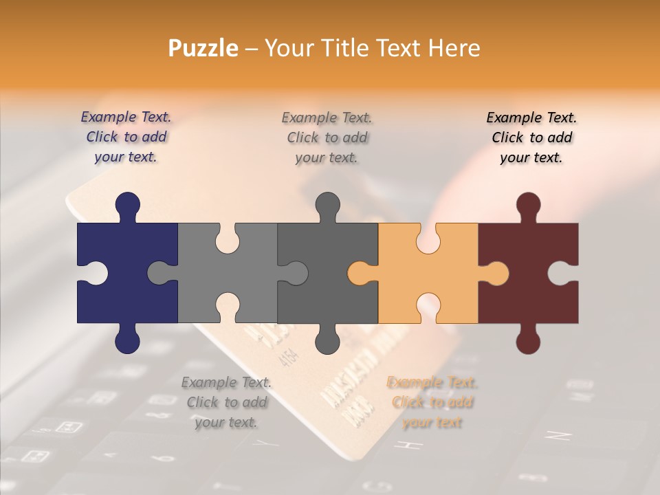 Female White Aging PowerPoint Template