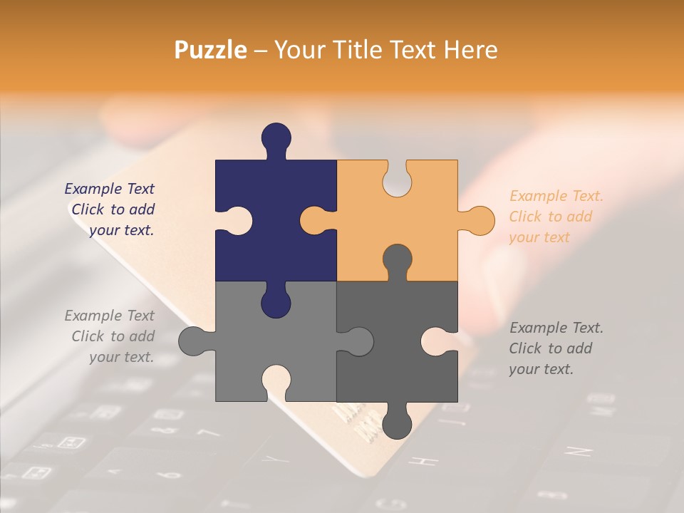 Female White Aging PowerPoint Template