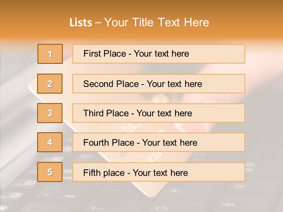 Female White Aging PowerPoint Template
