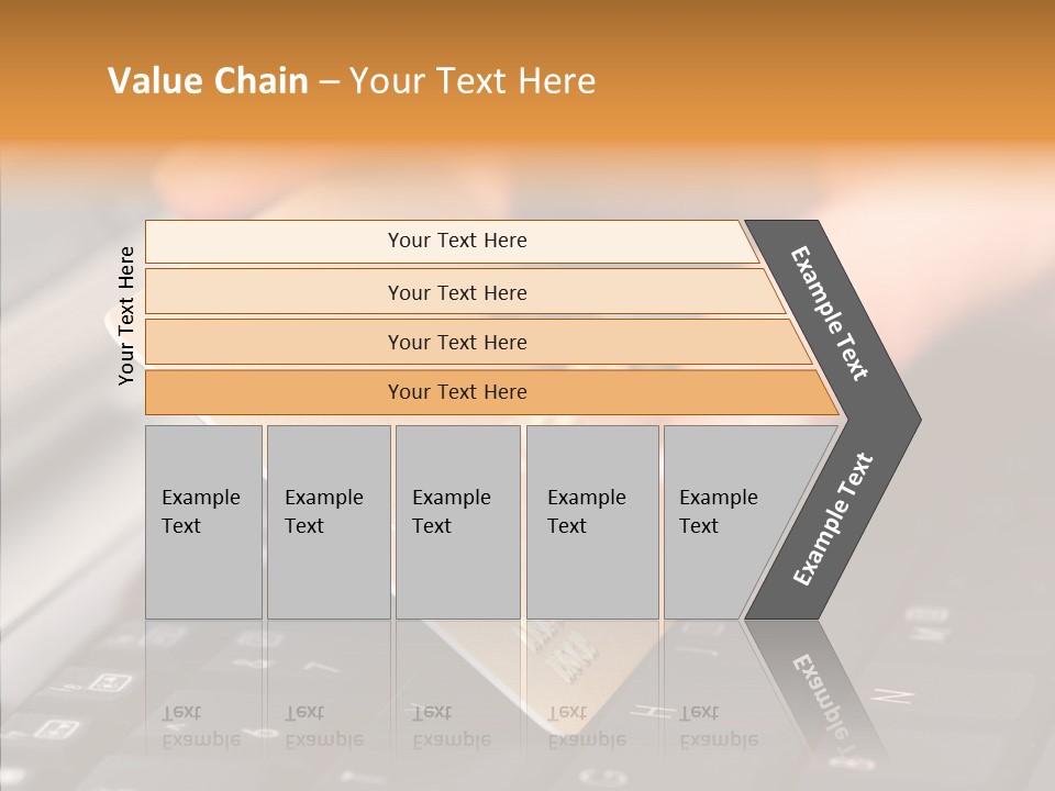 Female White Aging PowerPoint Template