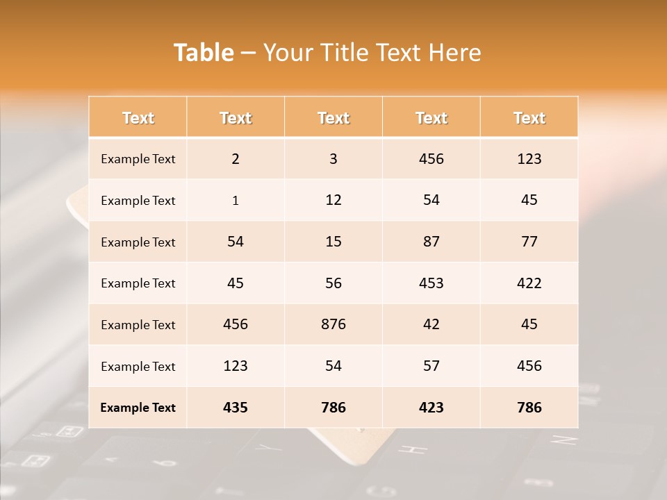 Female White Aging PowerPoint Template