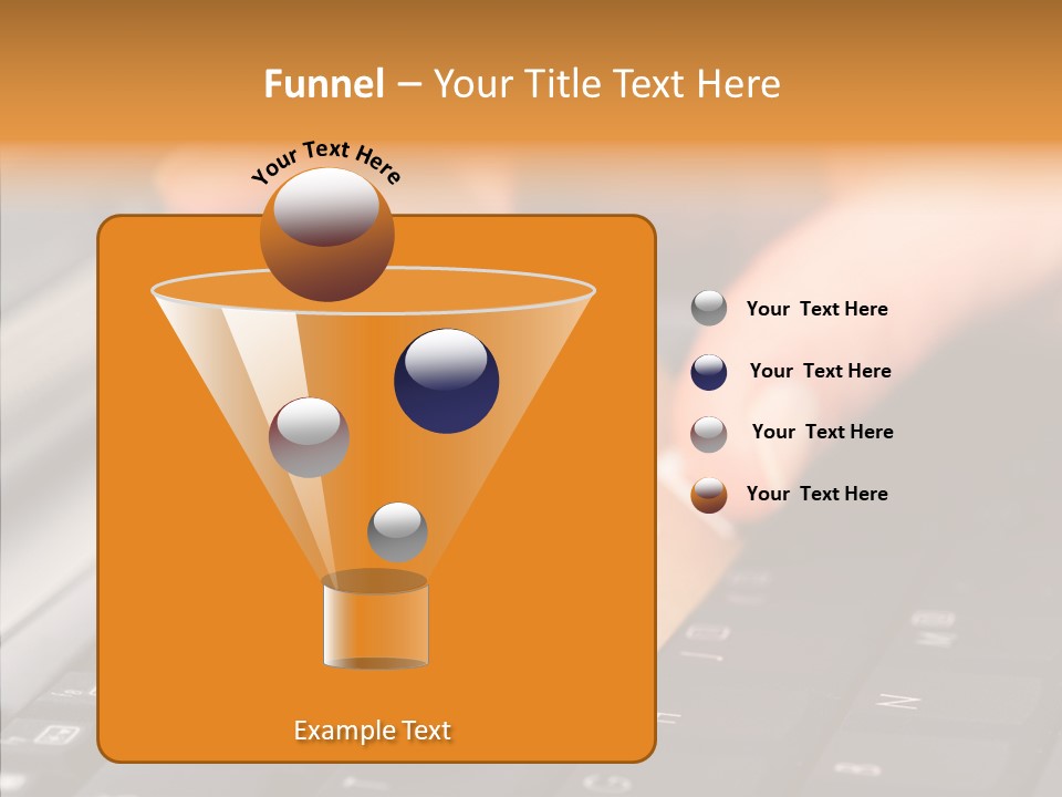 Female White Aging PowerPoint Template