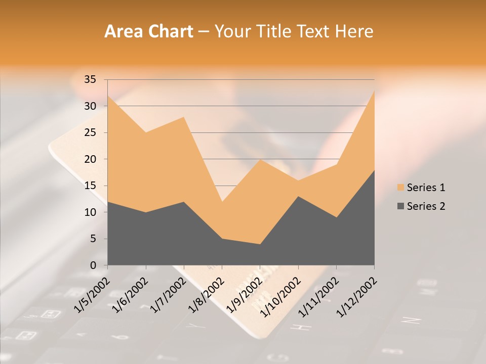 Female White Aging PowerPoint Template