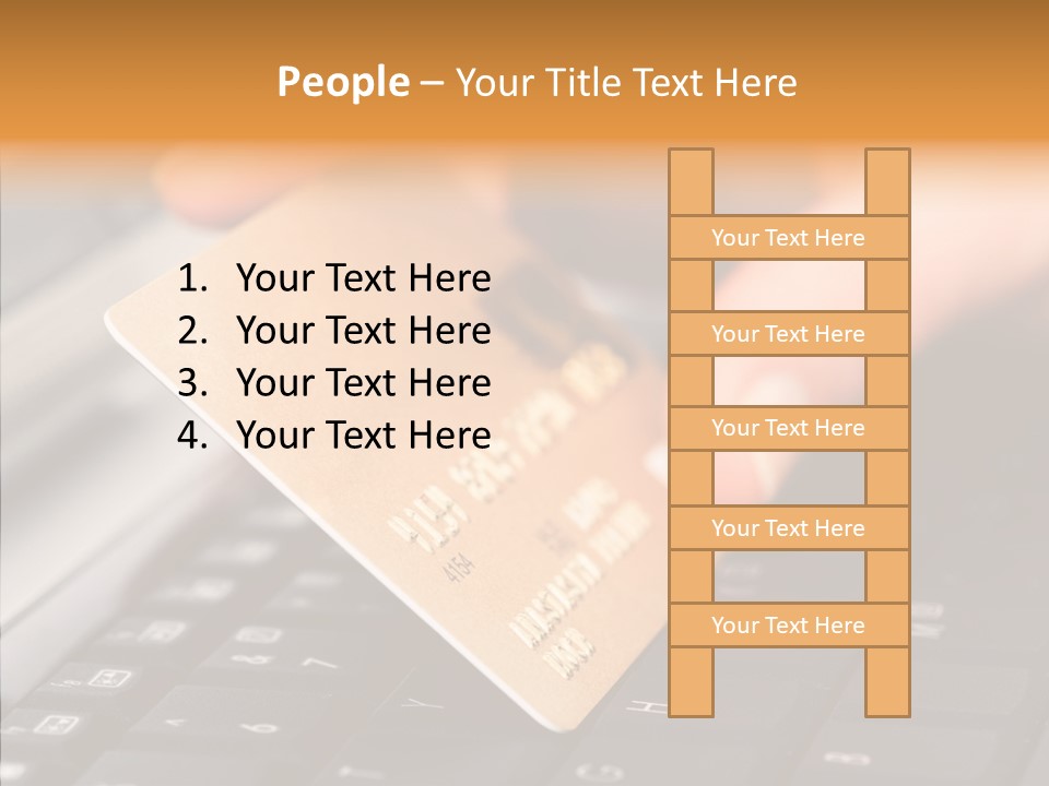 Female White Aging PowerPoint Template