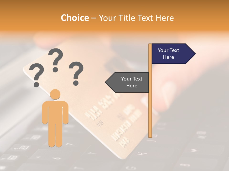 Female White Aging PowerPoint Template