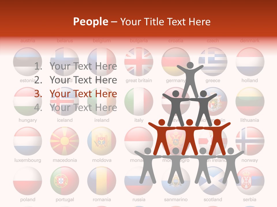 Female Human Sharing PowerPoint Template