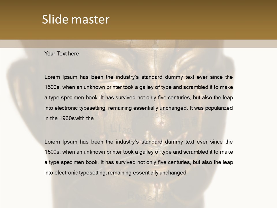 Young  Finger PowerPoint Template