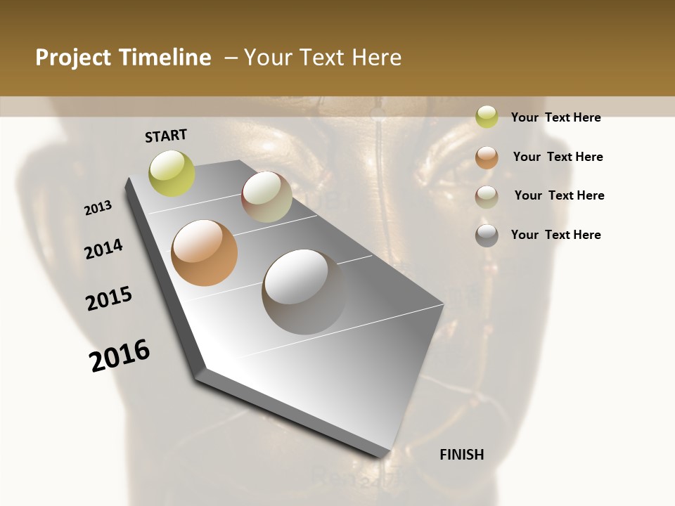 Young  Finger PowerPoint Template