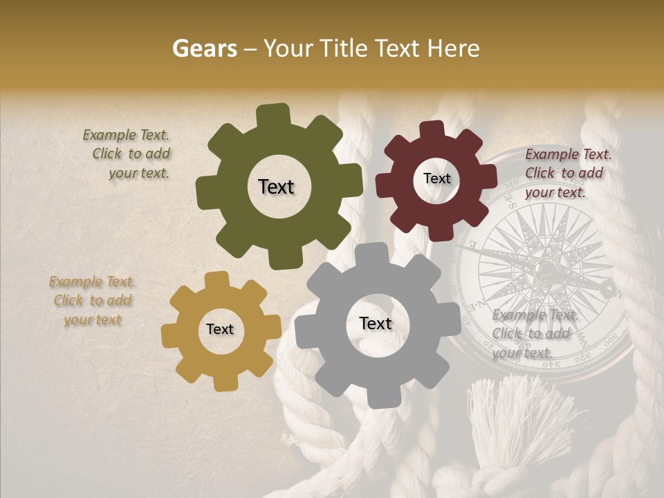 Female Elderly White Background PowerPoint Template