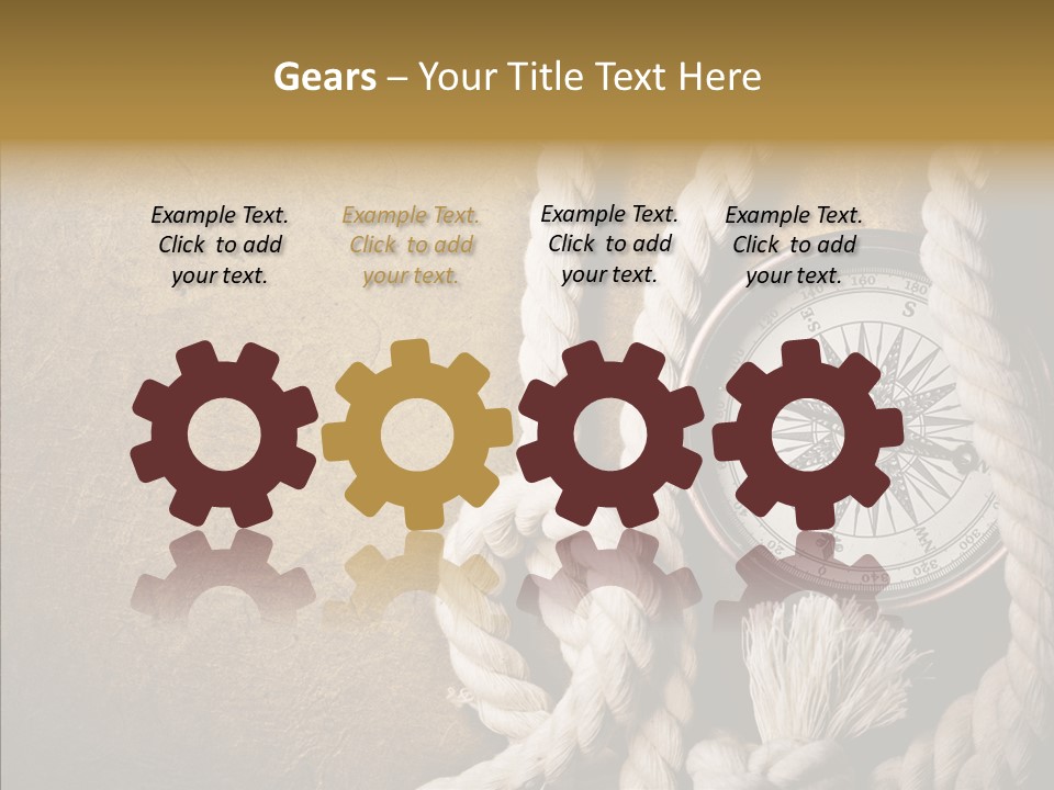 Female Elderly White Background PowerPoint Template