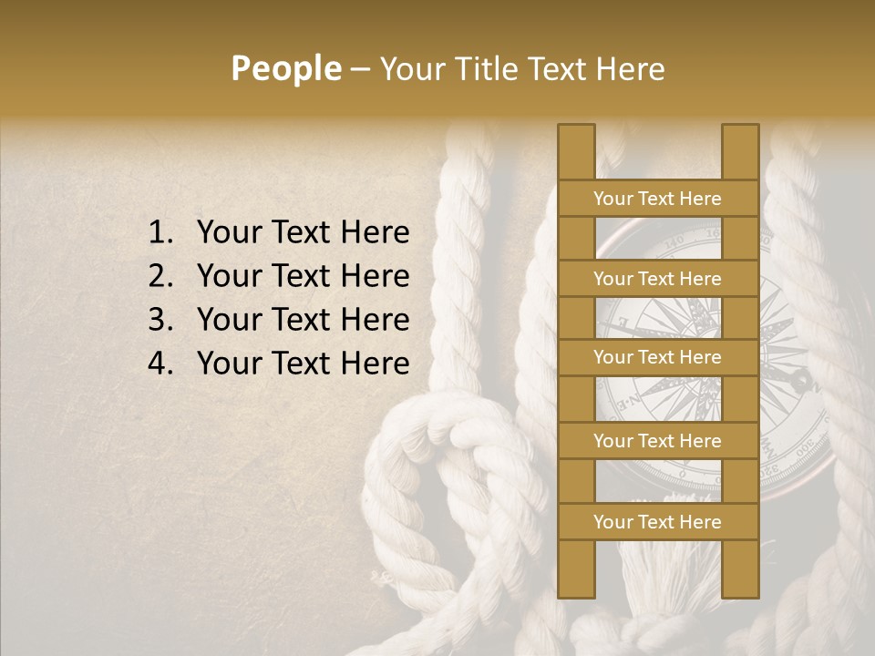 Female Elderly White Background PowerPoint Template