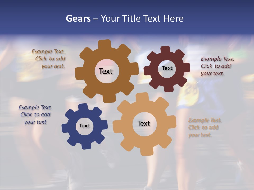 Human Holding Hands Two PowerPoint Template