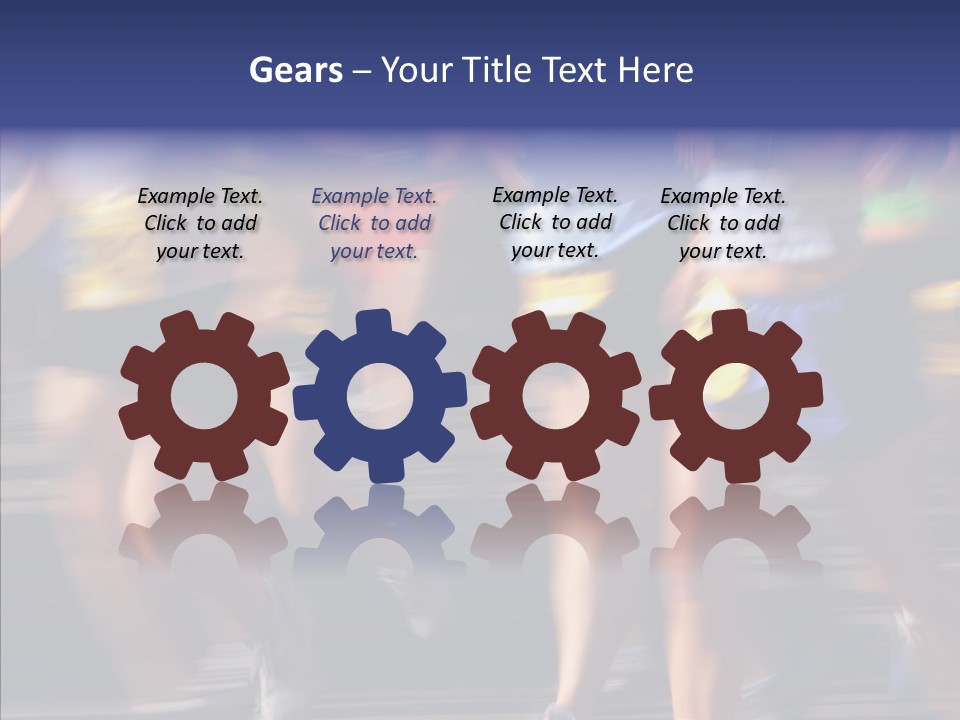 Human Holding Hands Two PowerPoint Template