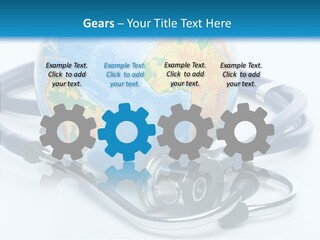 Adult Grandmother Hold PowerPoint Template