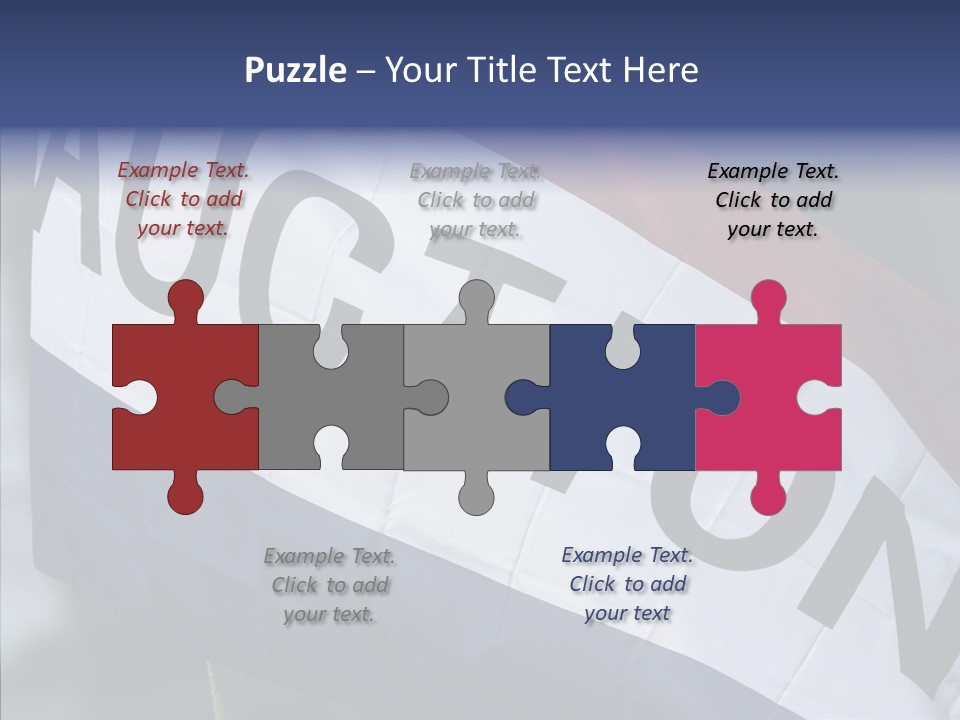 Female White Help PowerPoint Template