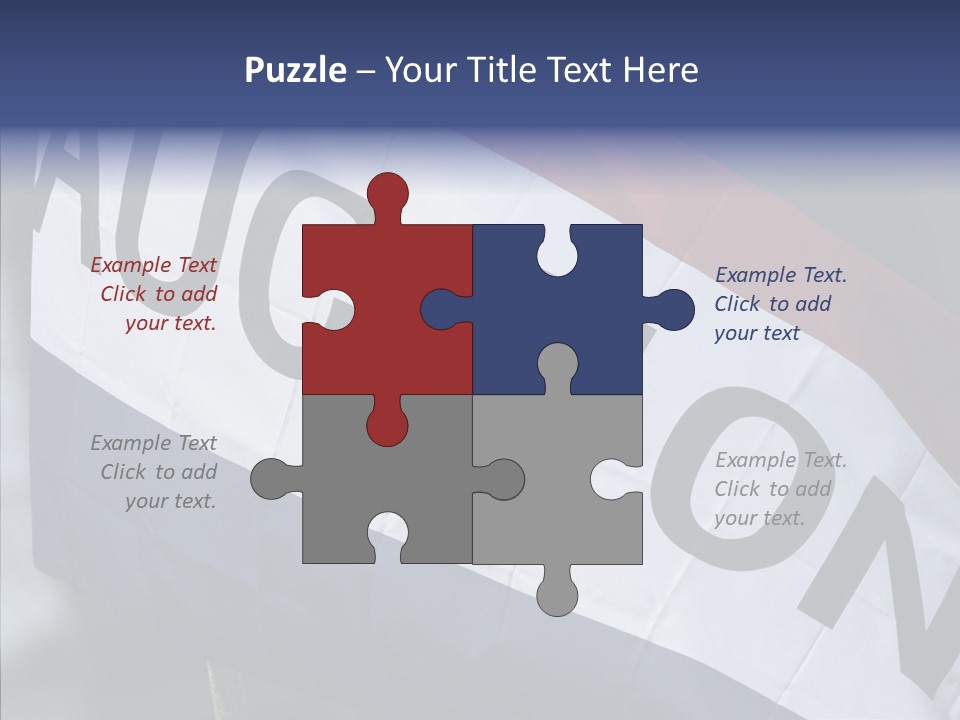 Female White Help PowerPoint Template