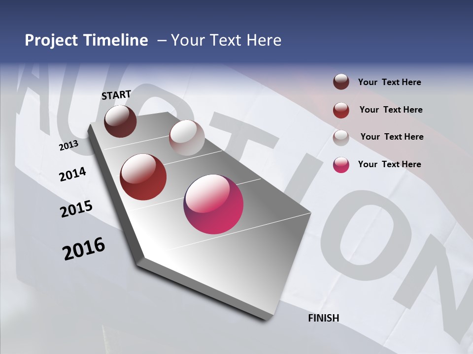 Female White Help PowerPoint Template