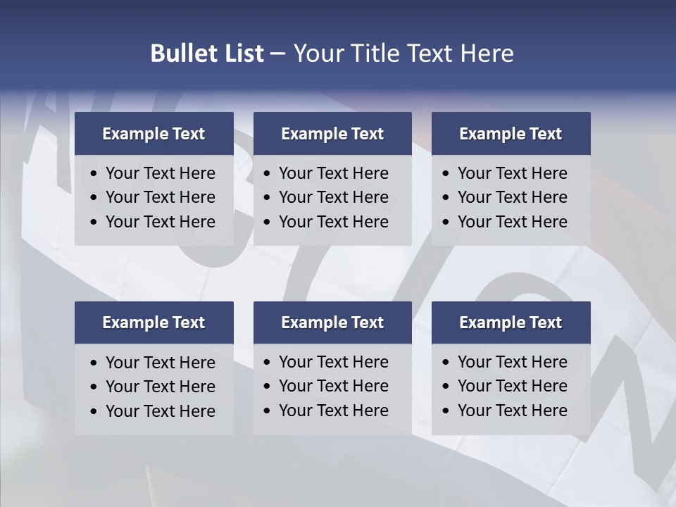 Female White Help PowerPoint Template