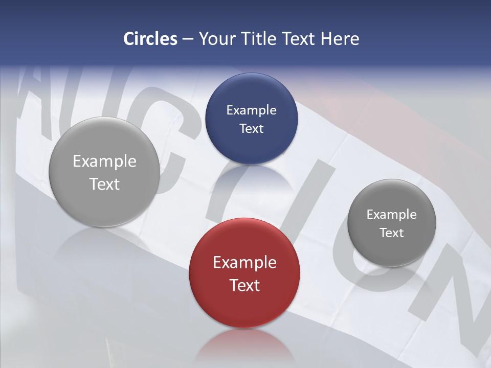 Female White Help PowerPoint Template