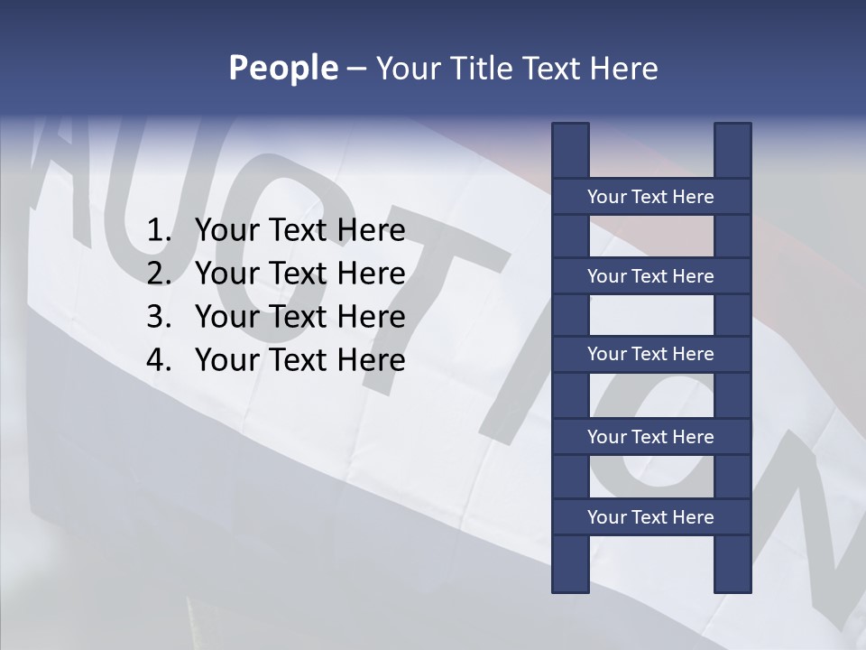 Female White Help PowerPoint Template