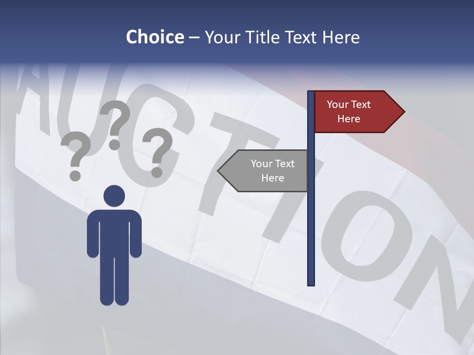 Female White Help PowerPoint Template