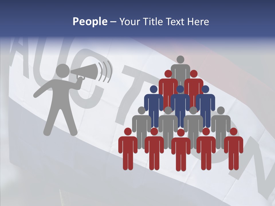 Female White Help PowerPoint Template