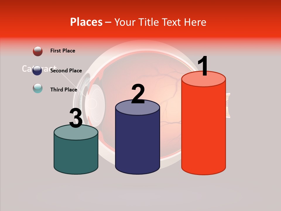 White Closeup Hold PowerPoint Template