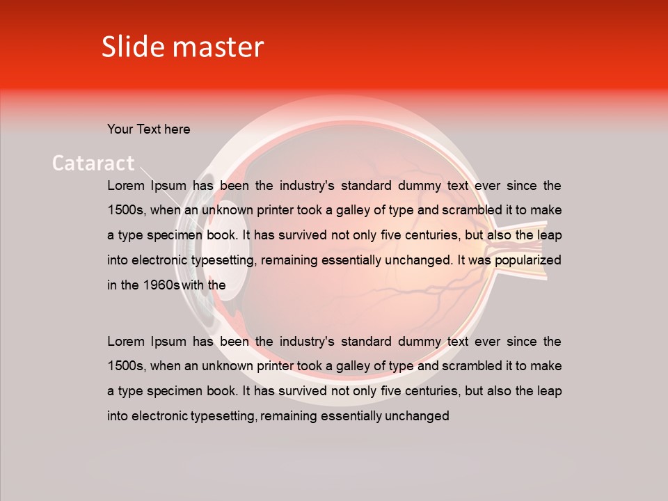 White Closeup Hold PowerPoint Template