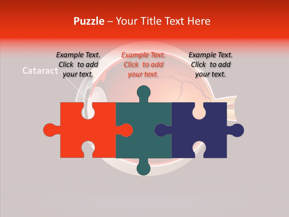 White Closeup Hold PowerPoint Template