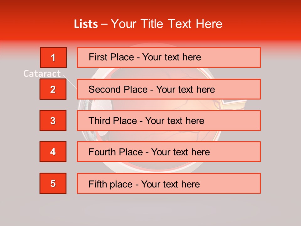 White Closeup Hold PowerPoint Template