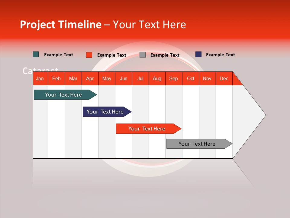 White Closeup Hold PowerPoint Template