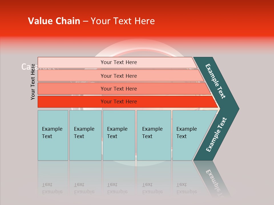 White Closeup Hold PowerPoint Template