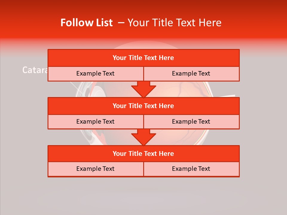 White Closeup Hold PowerPoint Template