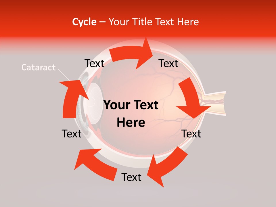 White Closeup Hold PowerPoint Template