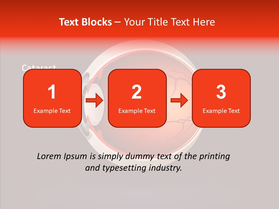 White Closeup Hold PowerPoint Template