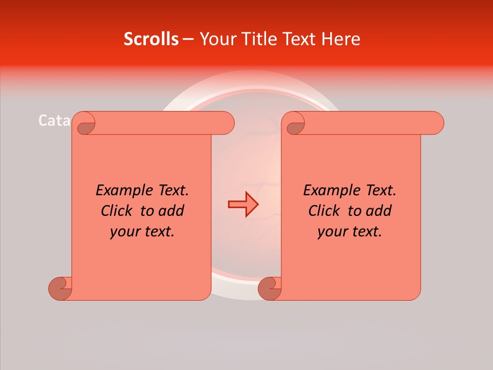 White Closeup Hold PowerPoint Template