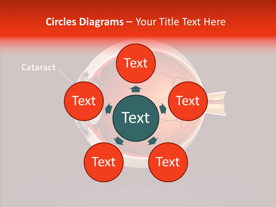 White Closeup Hold PowerPoint Template