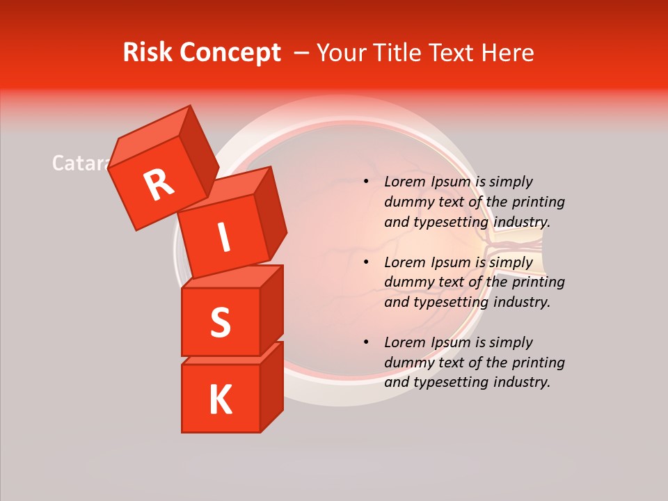 White Closeup Hold PowerPoint Template