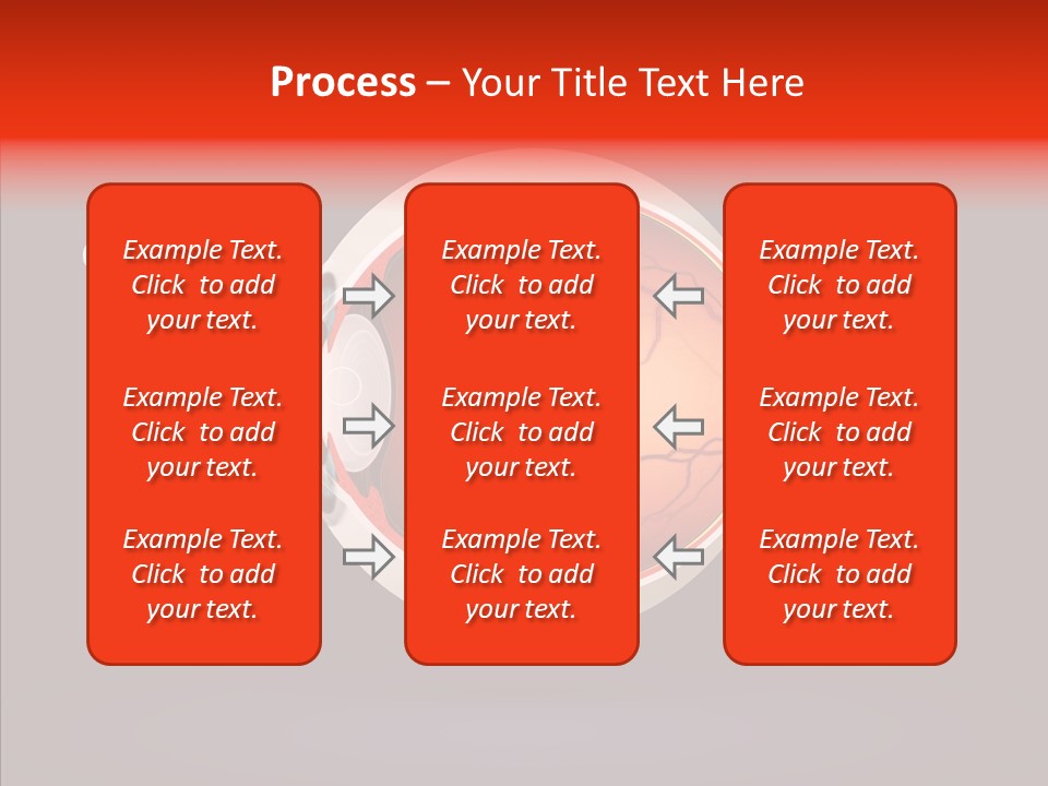 White Closeup Hold PowerPoint Template