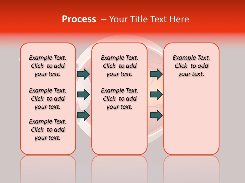 White Closeup Hold PowerPoint Template