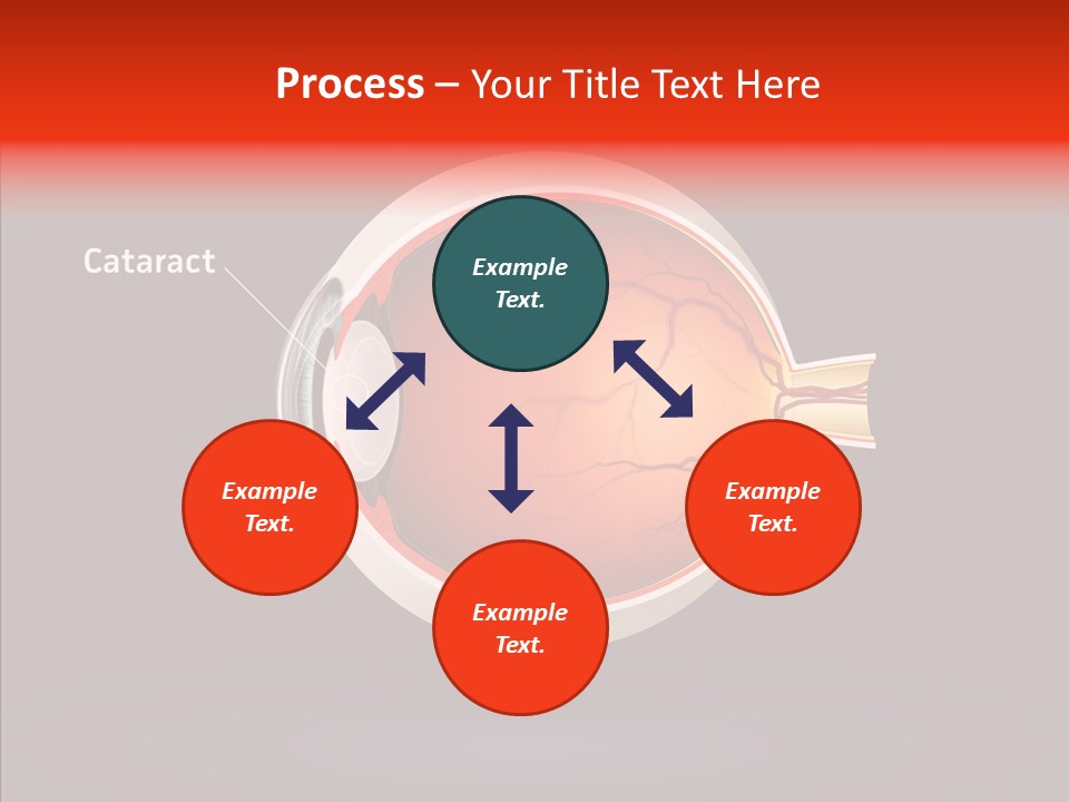 White Closeup Hold PowerPoint Template