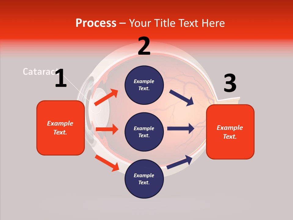 White Closeup Hold PowerPoint Template