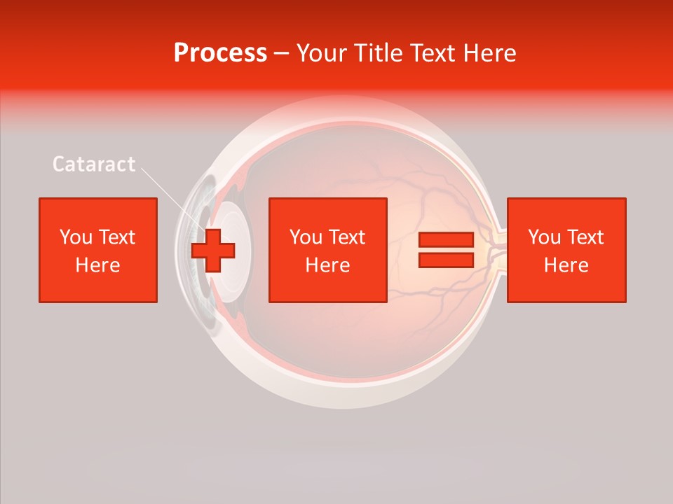 White Closeup Hold PowerPoint Template