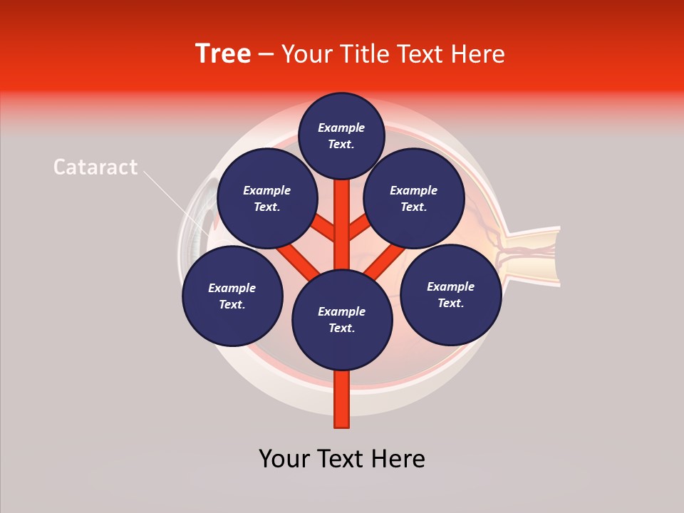 White Closeup Hold PowerPoint Template