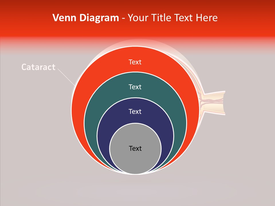 White Closeup Hold PowerPoint Template