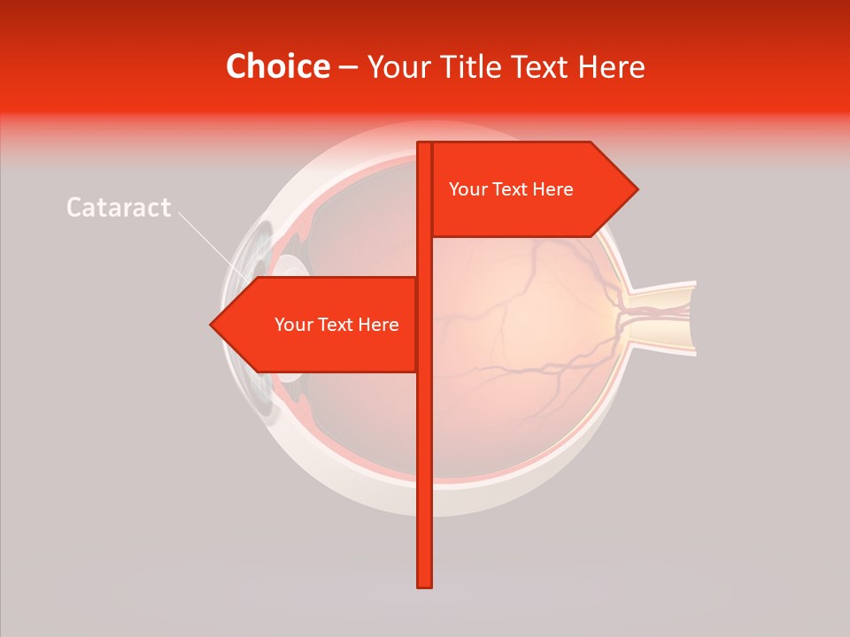 White Closeup Hold PowerPoint Template