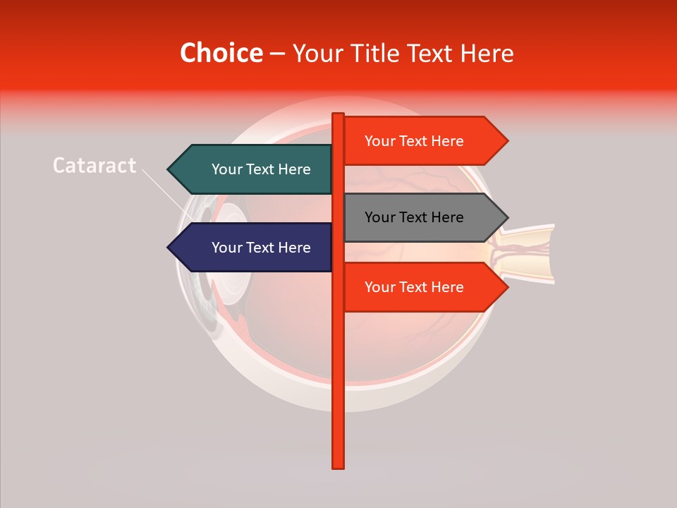 White Closeup Hold PowerPoint Template