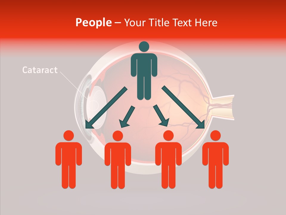 White Closeup Hold PowerPoint Template